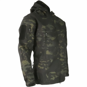 VESTE SOFTSHELL PATRIOT TACTICAL DARK CAMO - KOMBAT TACTICAL